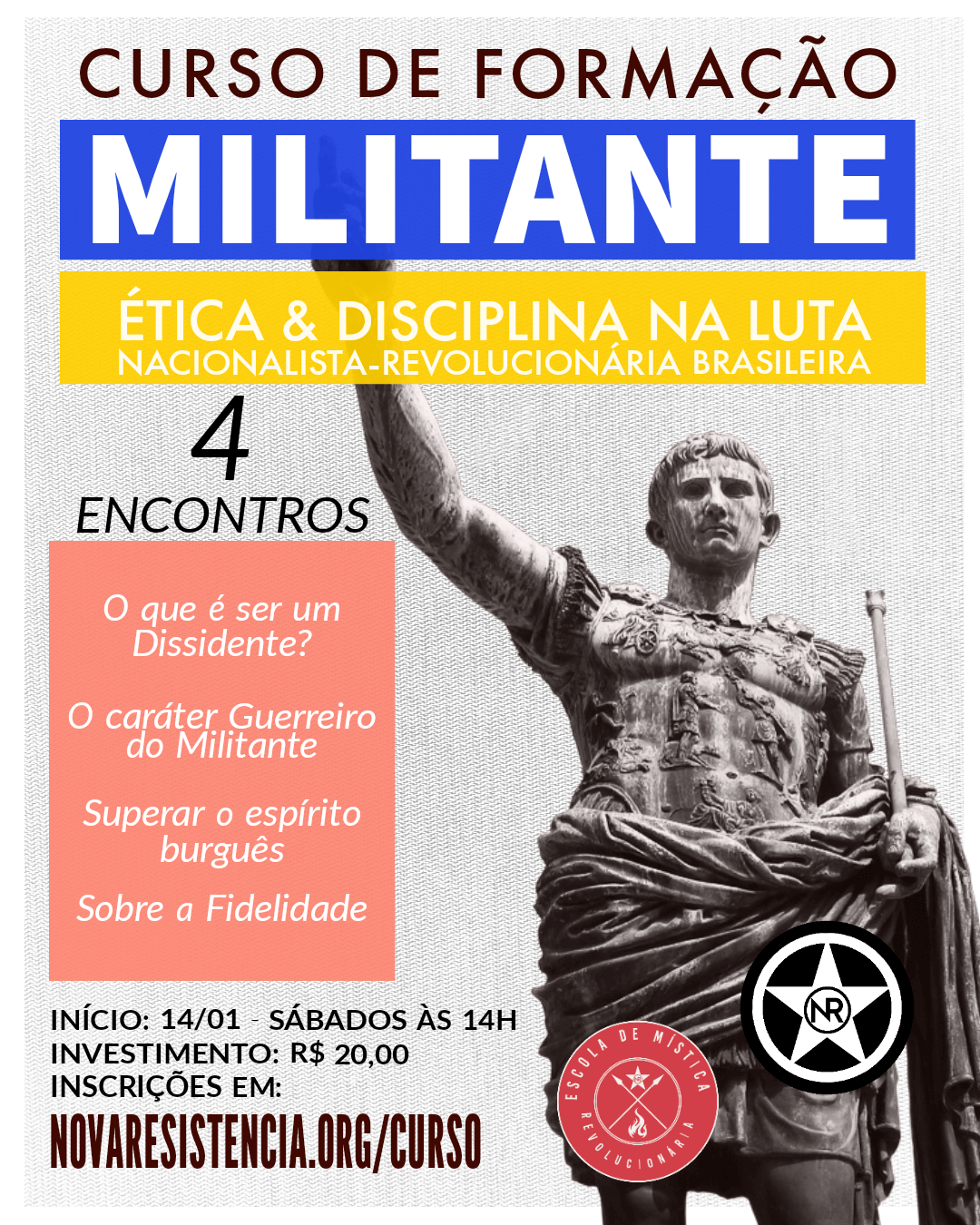 Curso de Formação Militante: Ética e Disciplina na luta nacionalista ...